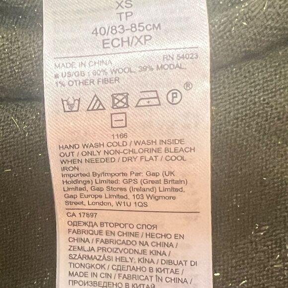 Banana Republic Green Gold Wool Blend Pullover Sweater Sz XS Classic Academia - Picture 13 of 15